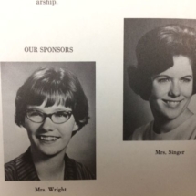 Mrs Wright and Mrs Singer
